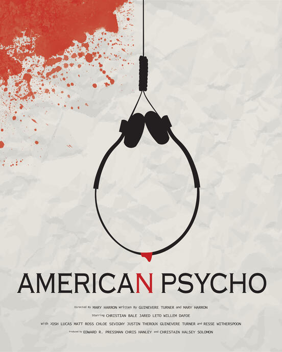 Movie Poster - American Psycho